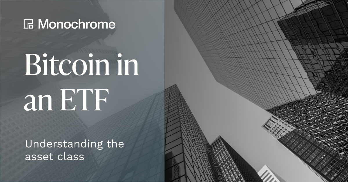 Bitcoin in an ETF