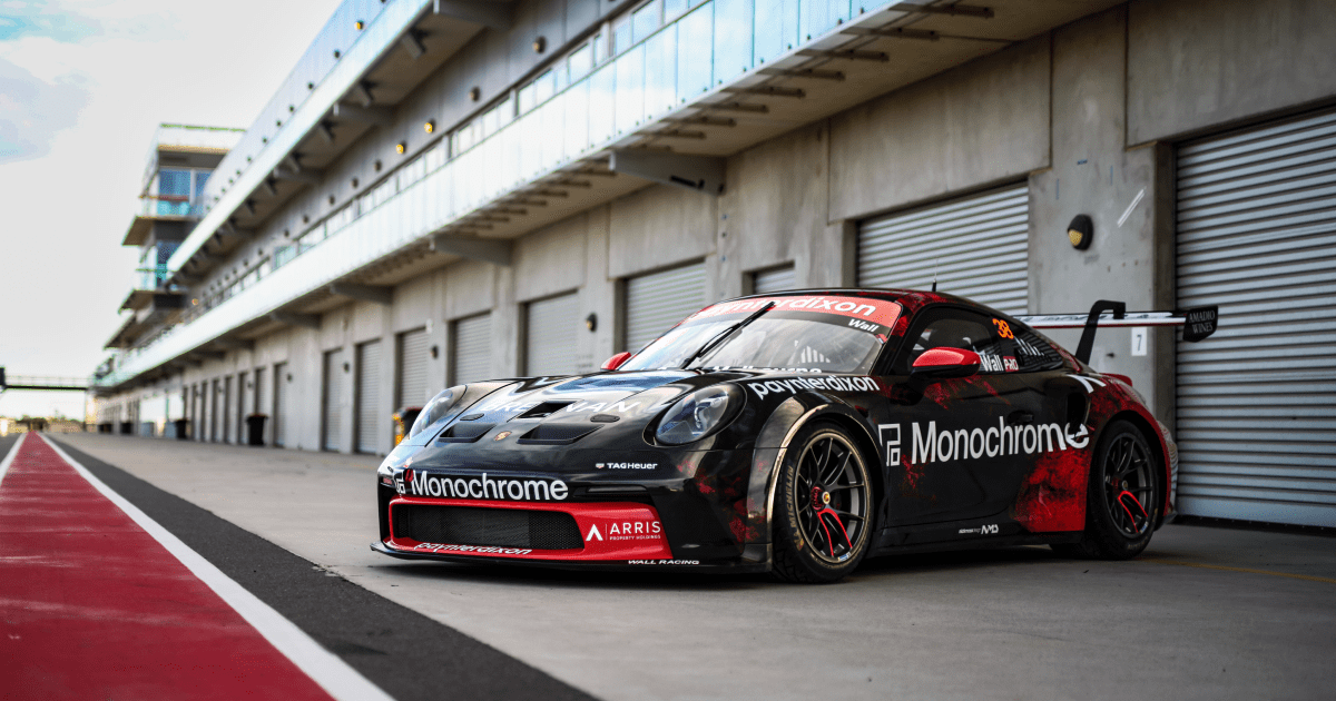 LIVERY REVEAL: Wall Racing and Monochrome announce continued partnership for 2023 Porsche Carrera Cup  season